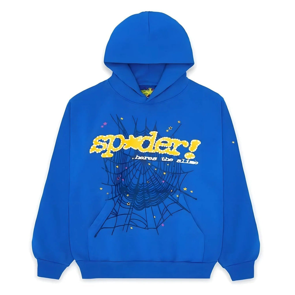 „Sp5der“ Hoodie Blau