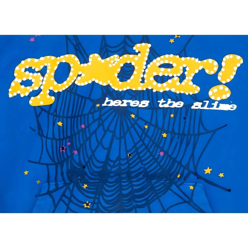 „Sp5der“ Hoodie Blau